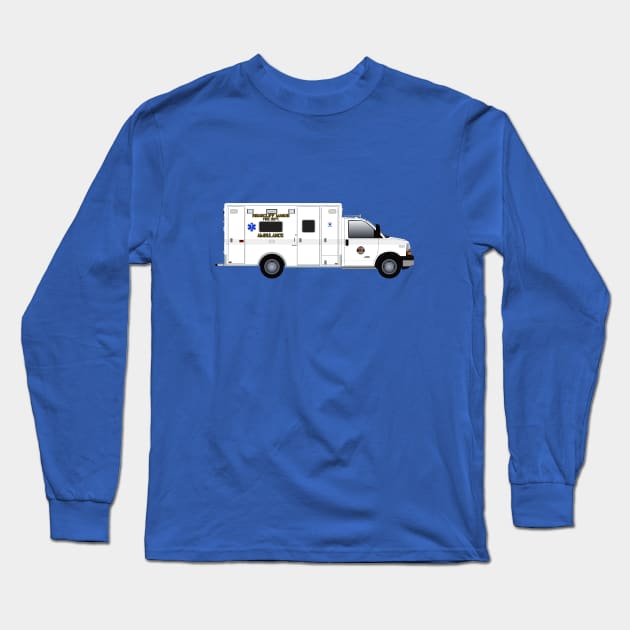 Briarcliff Manor ambulance Long Sleeve T-Shirt by BassFishin